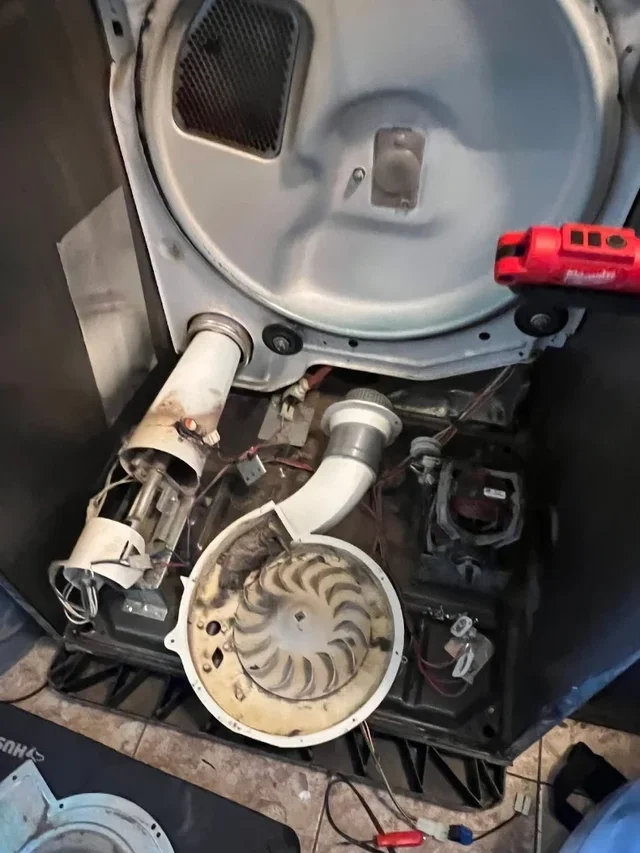 Dryer blower and vent repair