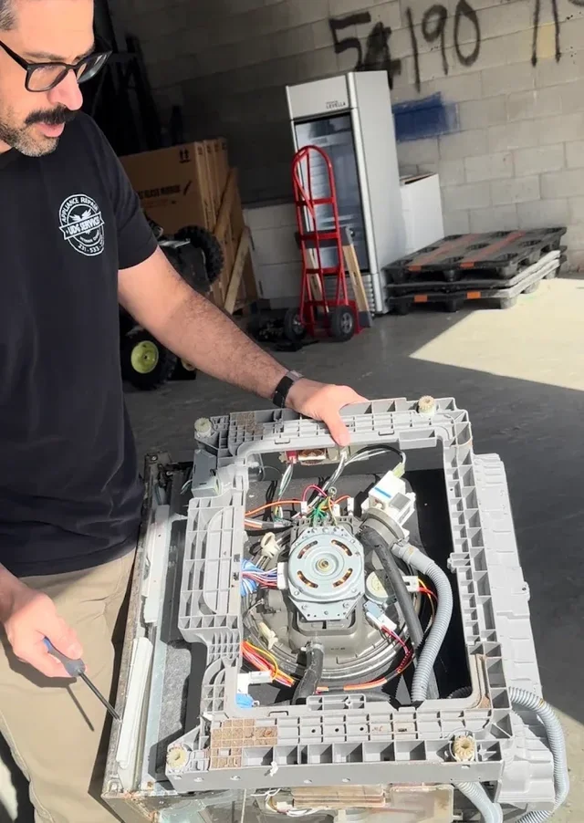 Dishwasher motor repair