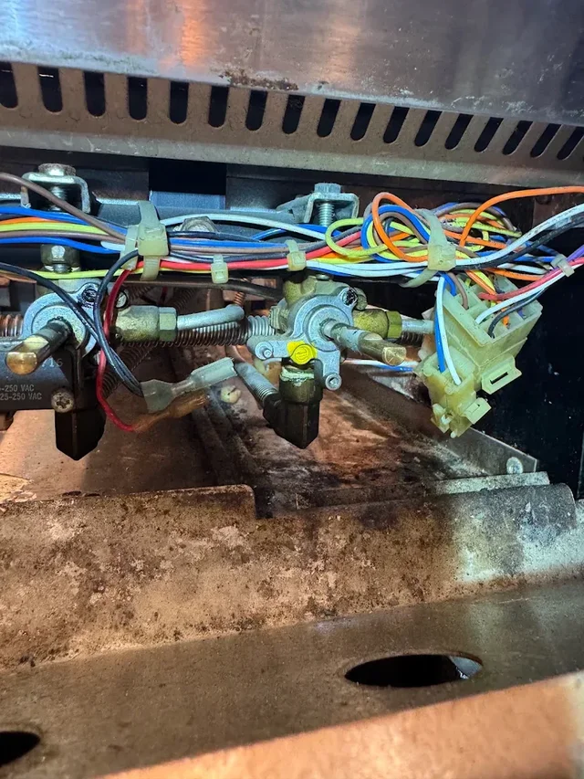 Gas appliance valve repair